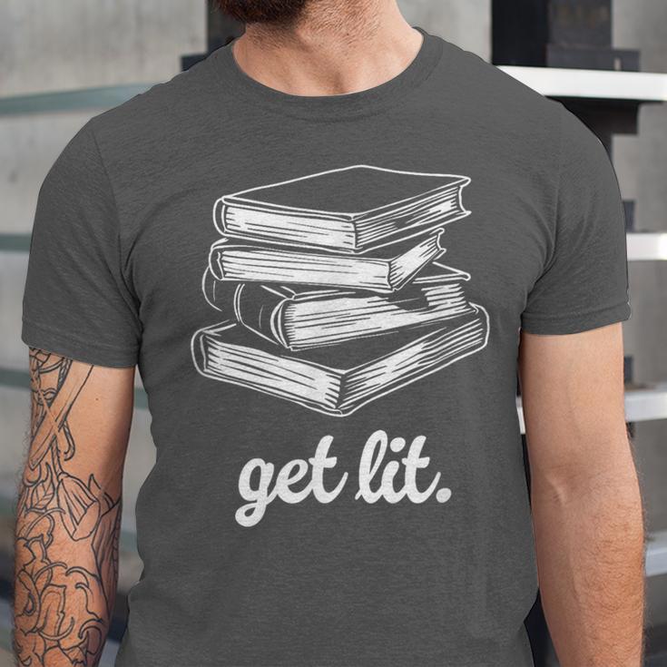 Get Lit Books Unisex Jersey T-Shirt