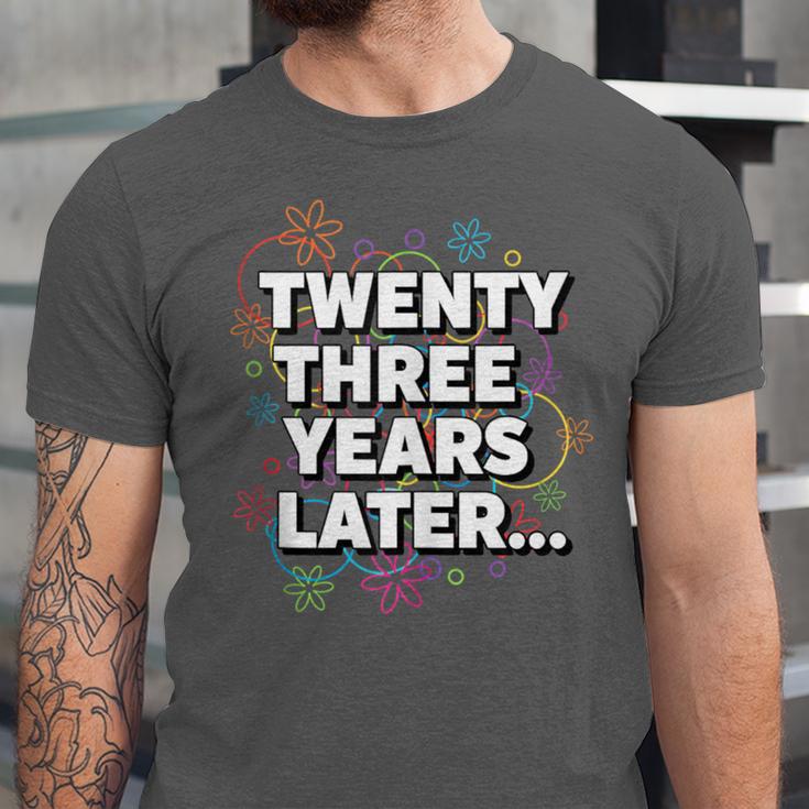 Literary Twenty Three Years Later Bookish Nostalgia Unisex Jersey T-Shirt