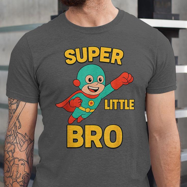 Little Cute Superhero Brother Comic Book Baby Bro Unisex Jersey T-Shirt