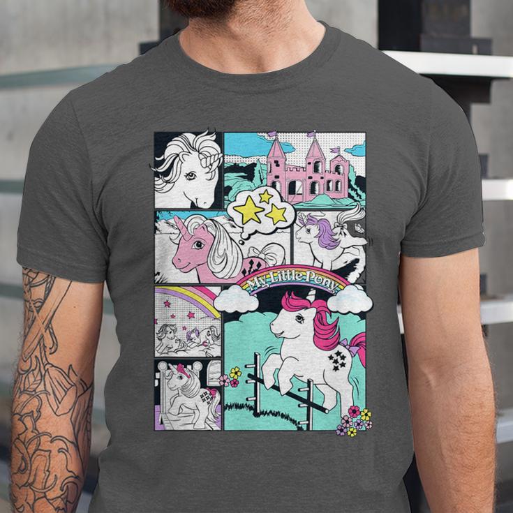 My Little Pony Classic Vintage Rainbow Castle Comic Book Unisex Jersey T-Shirt