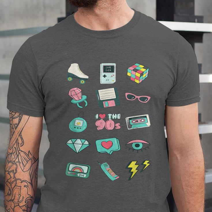 I Love The 90s Old For Nostalgia Fans Unisex Jersey T-Shirt I Love The 90s Old For Nostalgia Fans Unisex Jersey T-Shirt