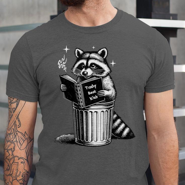 I Love Trashy Book Club Raccoon No Shelf Control Weirdcore Unisex Jersey T-Shirt I Love Trashy Book Club Raccoon No Shelf Control Weirdcore Unisex Jersey T-Shirt