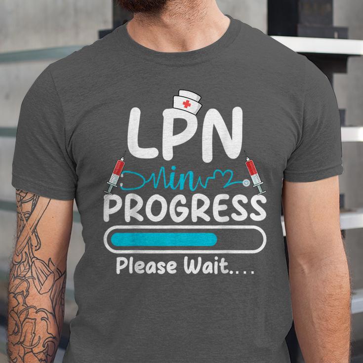 LPN In Progress Loading Future Nurse Graduation Lover Unisex Jersey T-Shirt