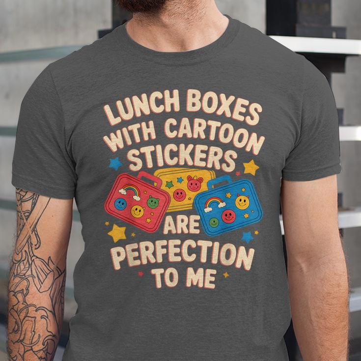 Lunch Boxes With Stickers Lunch Box Nostalgia Retro Unisex Jersey T-Shirt Lunch Boxes With Stickers Lunch Box Nostalgia Retro Unisex Jersey T-Shirt