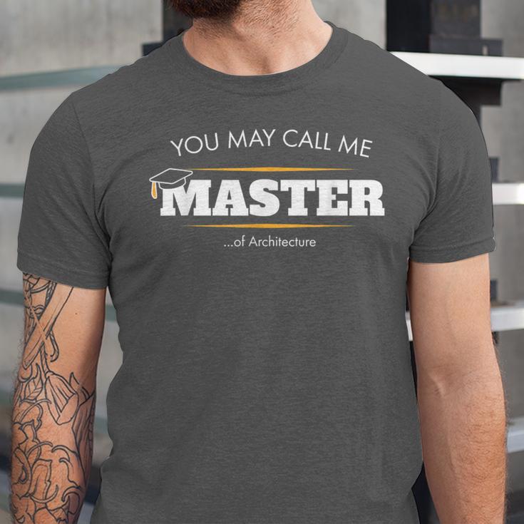 Master Of Architecture Shirt Graduation 2020 Unisex Jersey T-Shirt