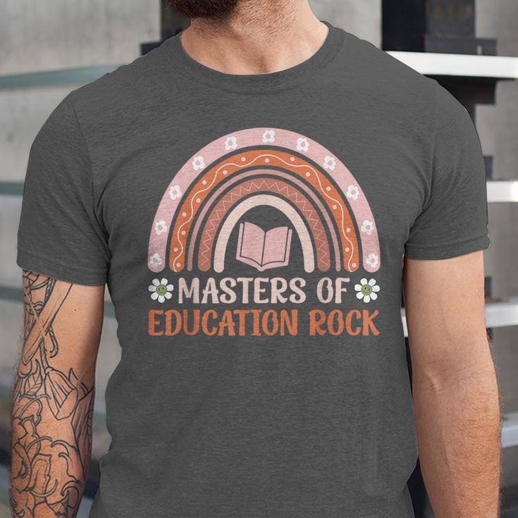 MASTER OF EDUCATION ROCK Master Graduation Unisex Jersey T-Shirt