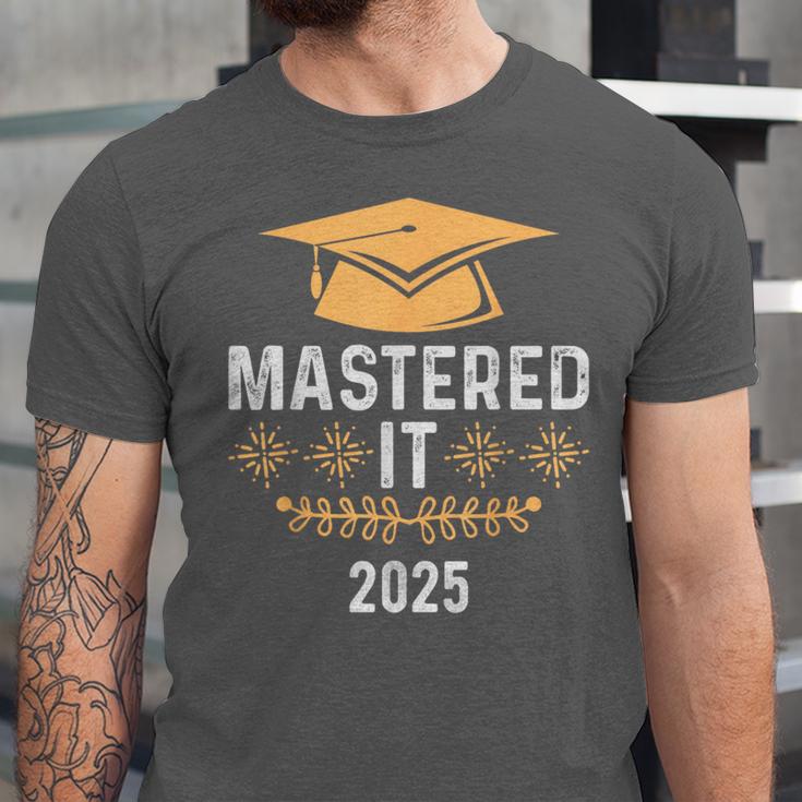 Mastered It 2025 Masters Degree Graduation Graduate Mba Unisex Jersey T-Shirt
