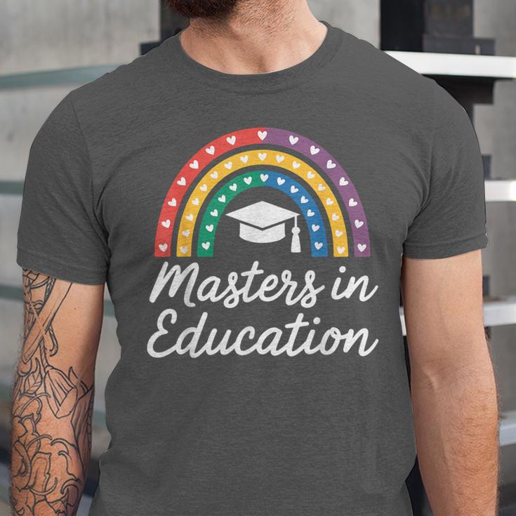 Masters Degree In Education Graduation Matching Graduate Unisex Jersey T-Shirt