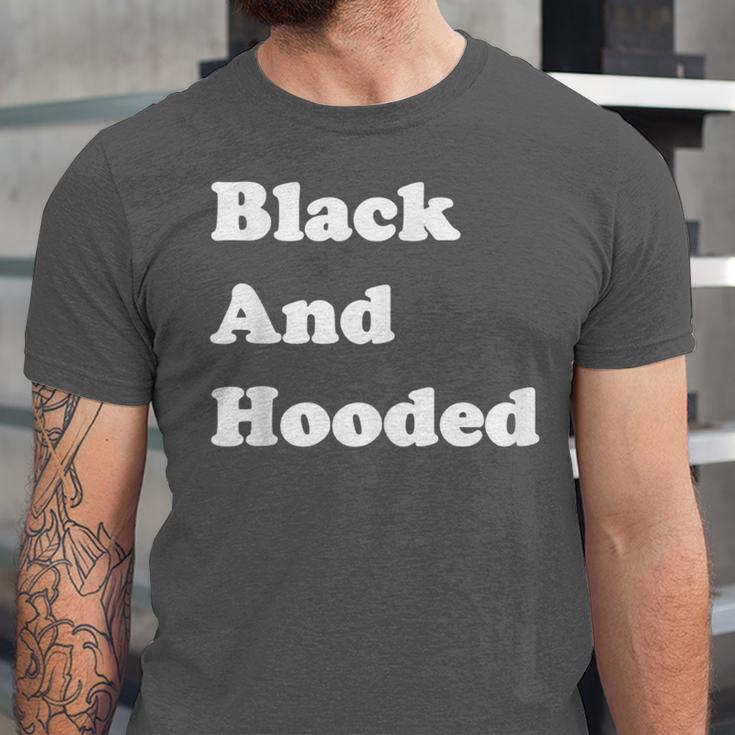 Masters Degree Graduation And Hooded T-Shirt Unisex Jersey T-Shirt