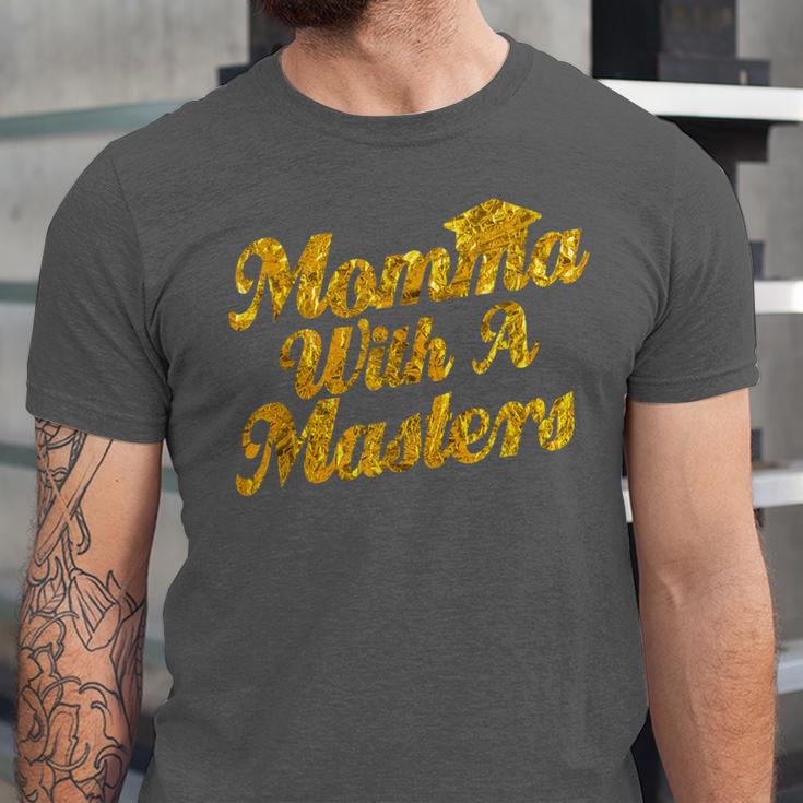 Masters Degree Graduation For Mom Wife Social Work MBA Unisex Jersey T-Shirt