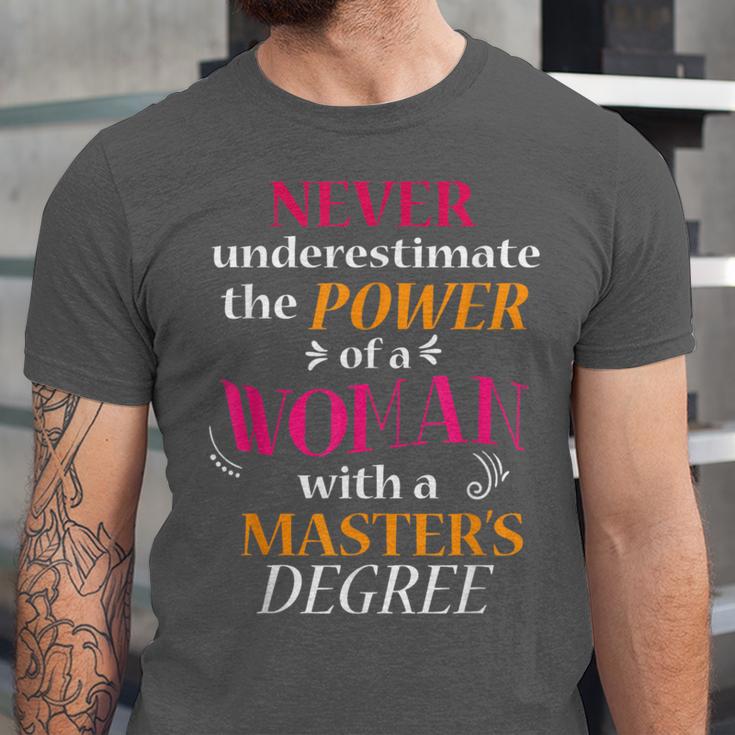 Masters Degree Graduation MPH Social Work Unisex Jersey T-Shirt