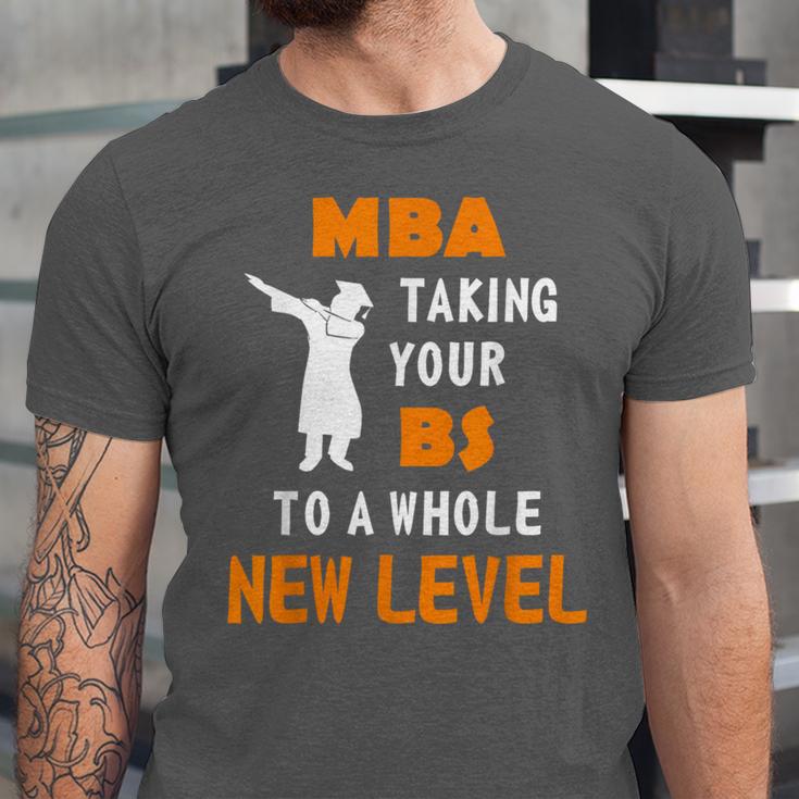 Masters Degree Graduation Shirt For MBA Grad Student Unisex Jersey T-Shirt