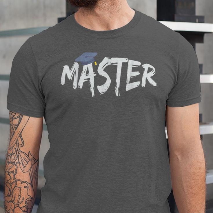 Masters Degree Master Graduation Graduate School Unisex Jersey T-Shirt