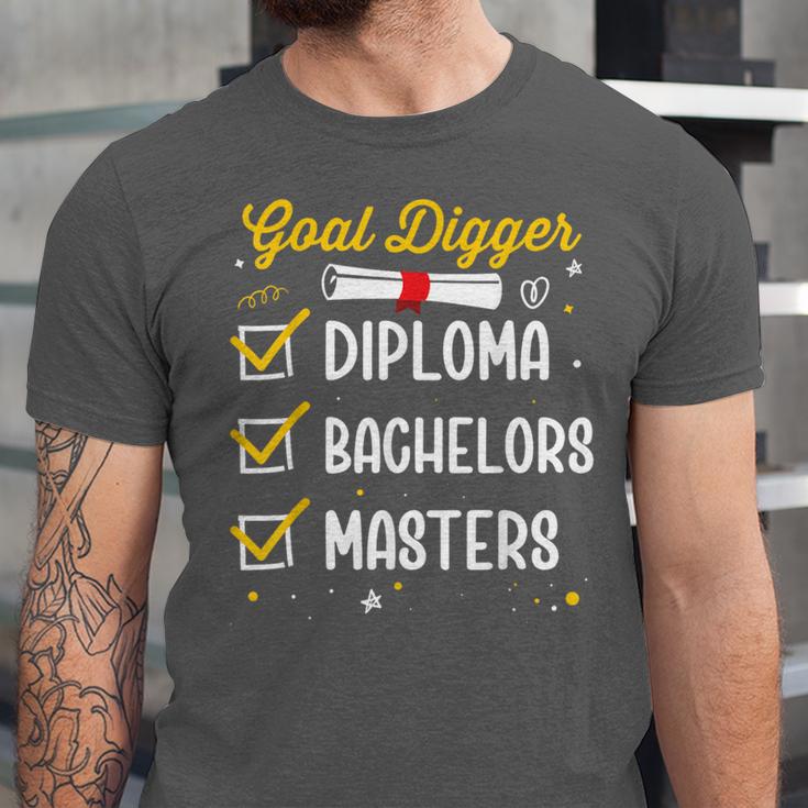 Masters Graduation Goal Digger Mastered It Unisex Jersey T-Shirt