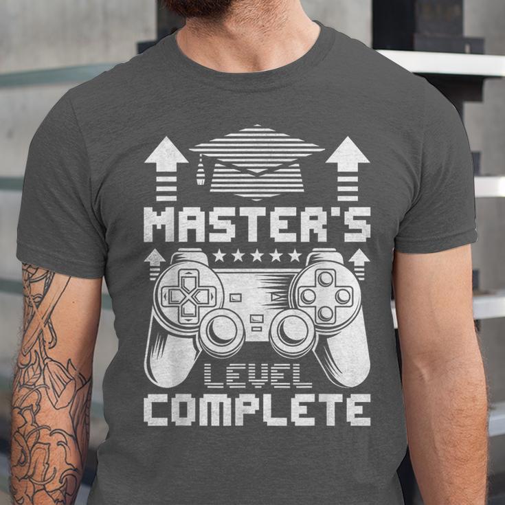 Master's Level Complete College Graduation Unisex Jersey T-Shirt