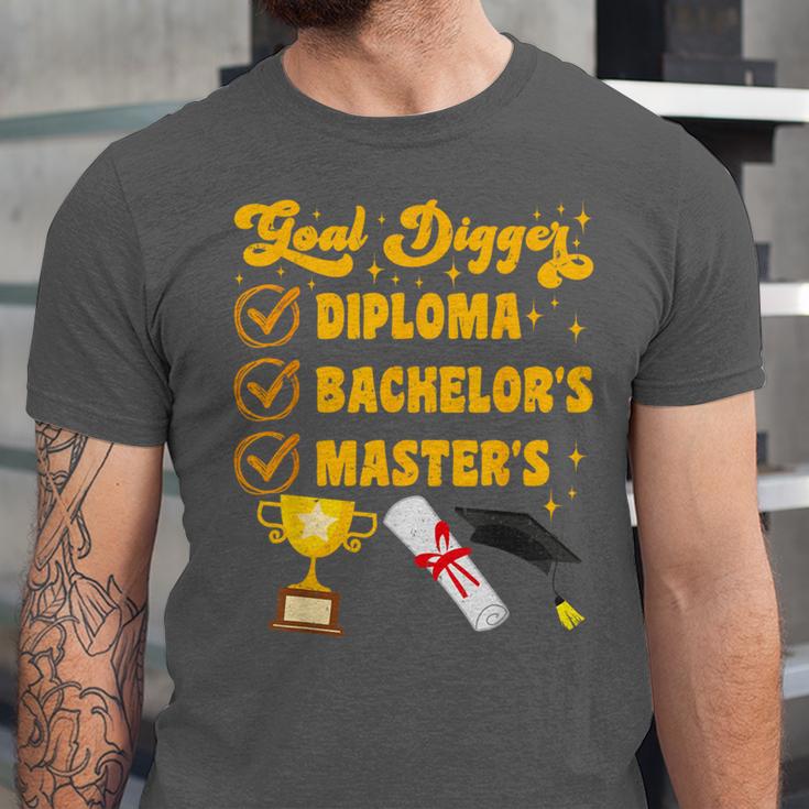 Master's Thesis Passed Goal Digger Master's Graduation Unisex Jersey T-Shirt