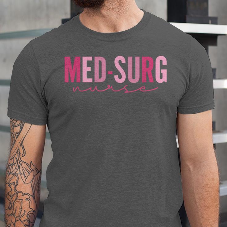 Med Surg Nurse Appreciation Nursing School Graduation Women Unisex Jersey T-Shirt