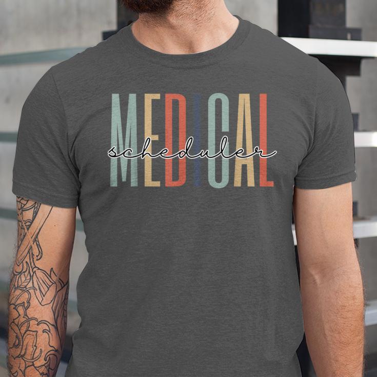 Medical Scheduler Healthcare Worker Appreciation Graduation Unisex Jersey T-Shirt