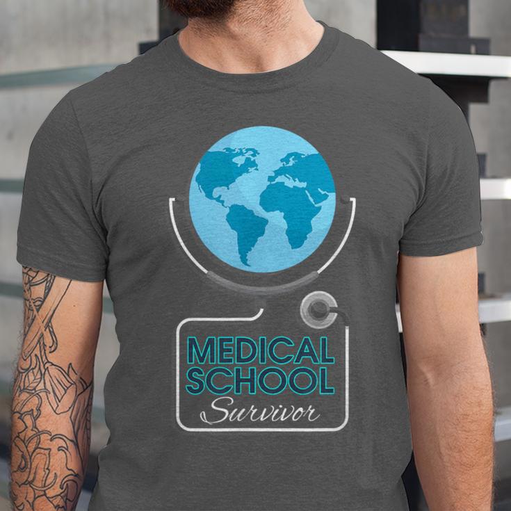 Medical School Survivor Med Graduation Unisex Jersey T-Shirt