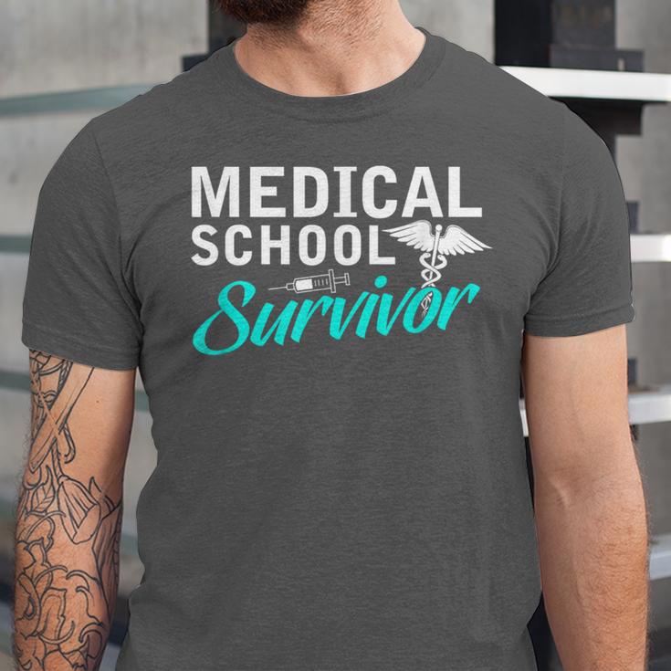 Medical School Survivor Med Student Graduation Unisex Jersey T-Shirt