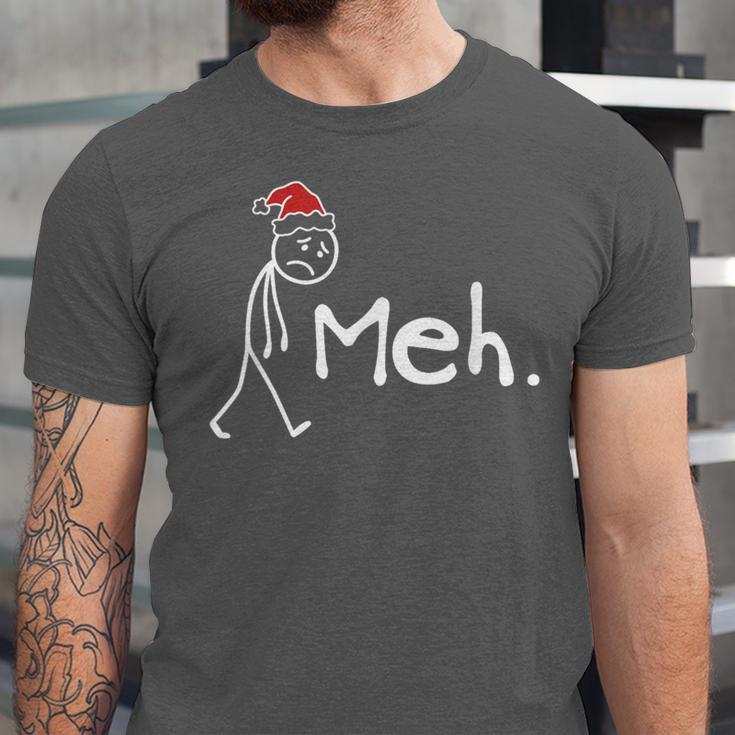 Meh Christmas Introvert Unisex Jersey T-Shirt