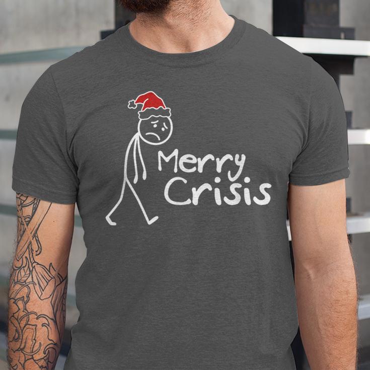 Merry Crisis Christmas Introvert Unisex Jersey T-Shirt