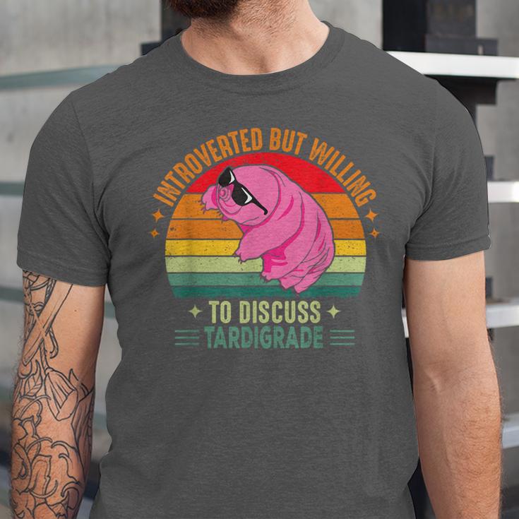 Microbiology Science Nerd STEM Introvert Tardigrades Lover Unisex Jersey T-Shirt Microbiology Science Nerd STEM Introvert Tardigrades Lover Unisex Jersey T-Shirt
