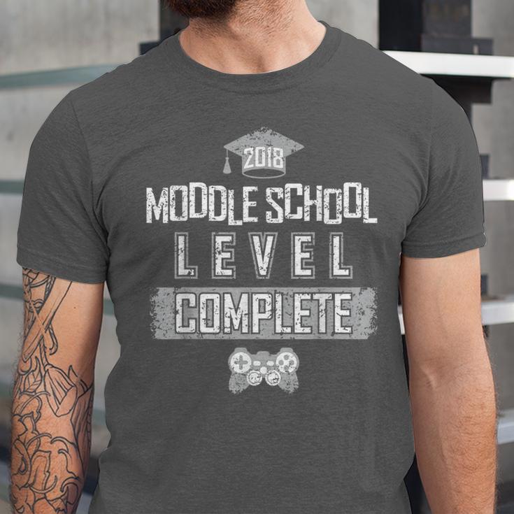 Middle School Graduation Tee Video Gaming Graduate Shirts Unisex Jersey T-Shirt