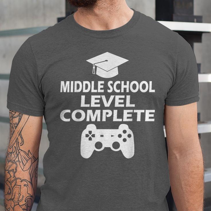 Middle School Level Complete Gamer Graduation Day 2024 Unisex Jersey T-Shirt