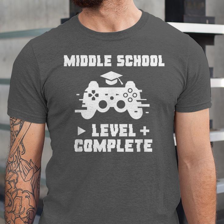 Middle School Level Complete Video Gamer Graduation Unisex Jersey T-Shirt