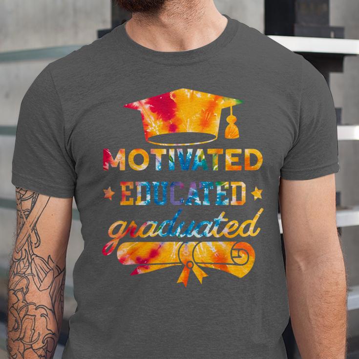 Motivated Educated Graduated Graduation Unisex Jersey T-Shirt