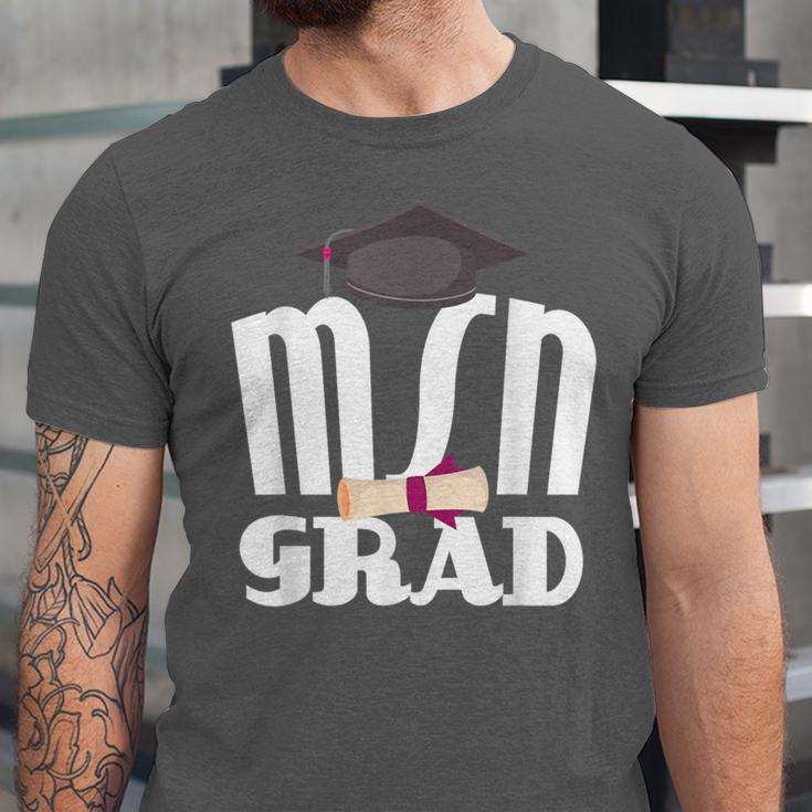 MSN Masters Graduation Men Women Son Daughter Unisex Jersey T-Shirt