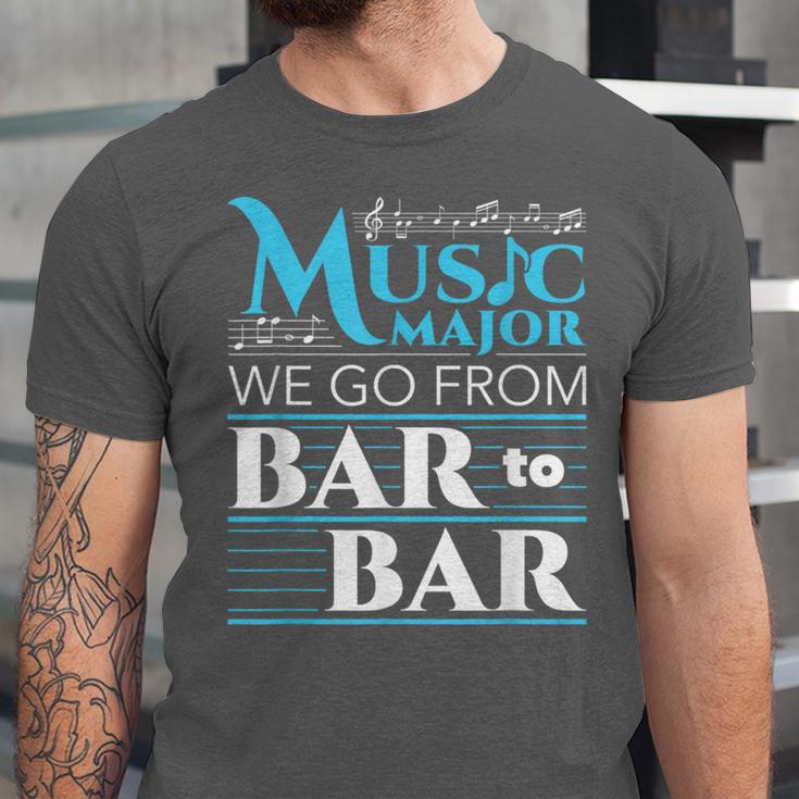Music Major Student Pun Graduation Unisex Jersey T-Shirt