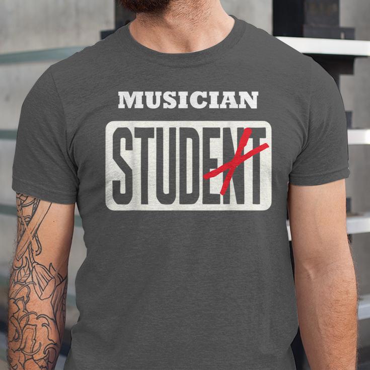 MUSICIAN Student Shirt Graduation MUSICIAN Stud Unisex Jersey T-Shirt