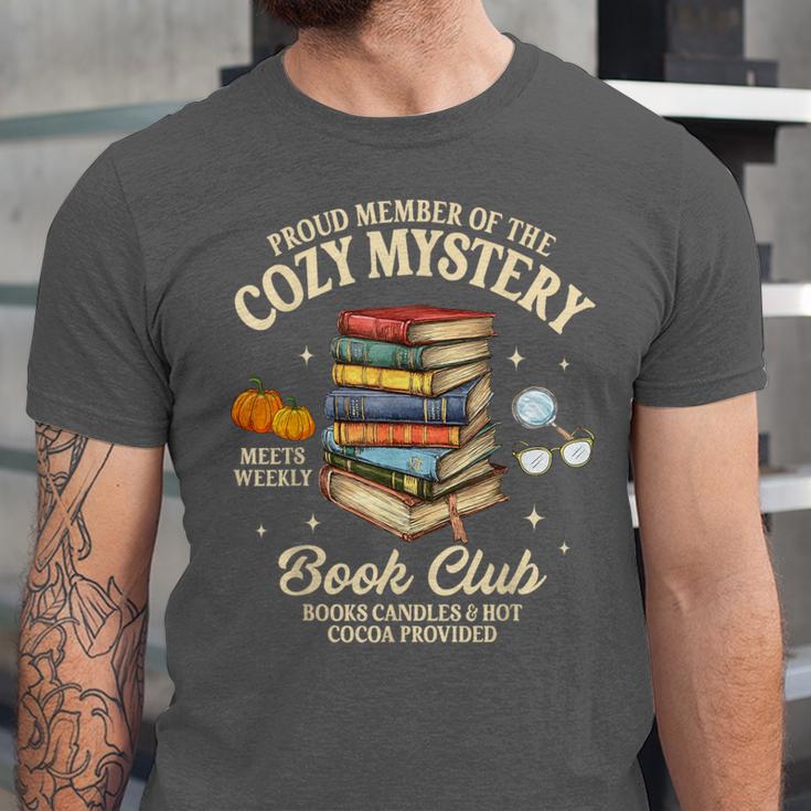 Mystery Book Reader Member Of The Cozy Mystery Book Club Unisex Jersey T-Shirt Mystery Book Reader Member Of The Cozy Mystery Book Club Unisex Jersey T-Shirt
