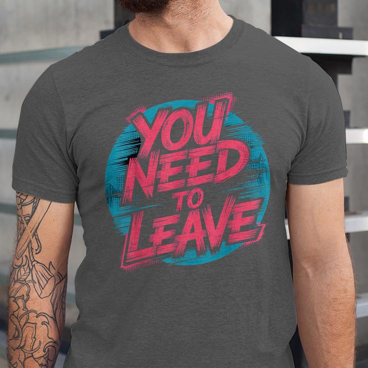 You Need To Leave Introvert Mood Space Unisex Jersey T-Shirt You Need To Leave Introvert Mood Space Unisex Jersey T-Shirt