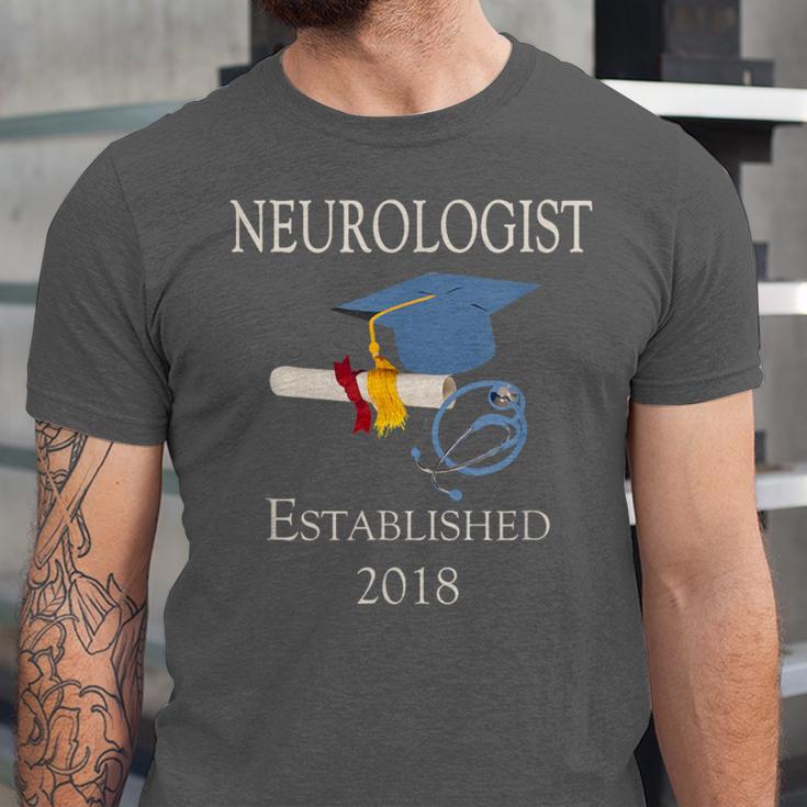 Neurologist Established 2018 Graduation Shirt Unisex Jersey T-Shirt
