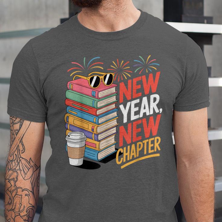 New Year New Chapter Book Lover Reader Unisex Jersey T-Shirt