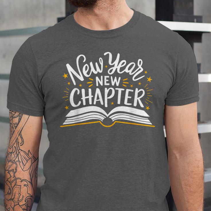 New Year New Chapter Happy New Year 2025 Book Unisex Jersey T-Shirt New Year New Chapter Happy New Year 2025 Book Unisex Jersey T-Shirt