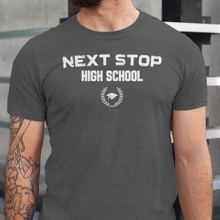 Next Stop High School Graduation Unisex Jersey T-Shirt