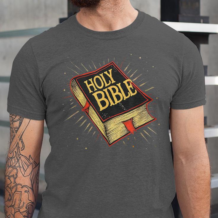 Nice Holy Book Costume For Bible Lovers Unisex Jersey T-Shirt Nice Holy Book Costume For Bible Lovers Unisex Jersey T-Shirt