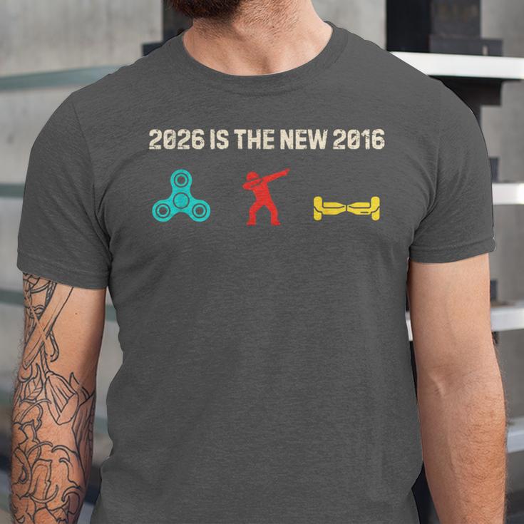 Nostalgia 2026 Is The New 2016 Vibes 2026 Is 2016 Unisex Jersey T-Shirt Nostalgia 2026 Is The New 2016 Vibes 2026 Is 2016 Unisex Jersey T-Shirt