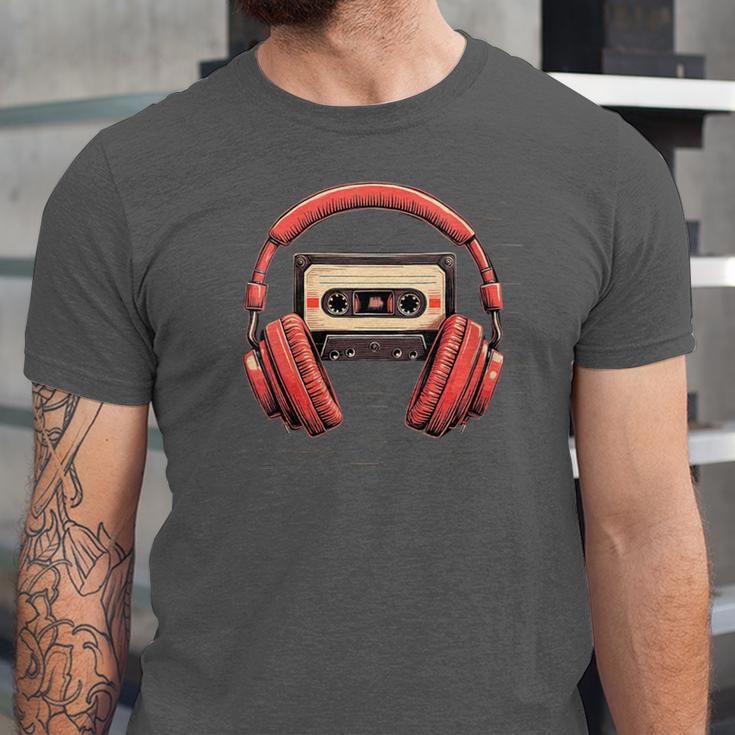 Nostalgia Cassette Men Women 80s 90s Retro Mixtape Tape Unisex Jersey T-Shirt