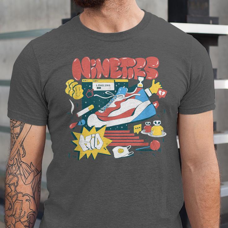 Nostalgia Gen X 90s Nineties Things Unisex Jersey T-Shirt Nostalgia Gen X 90s Nineties Things Unisex Jersey T-Shirt