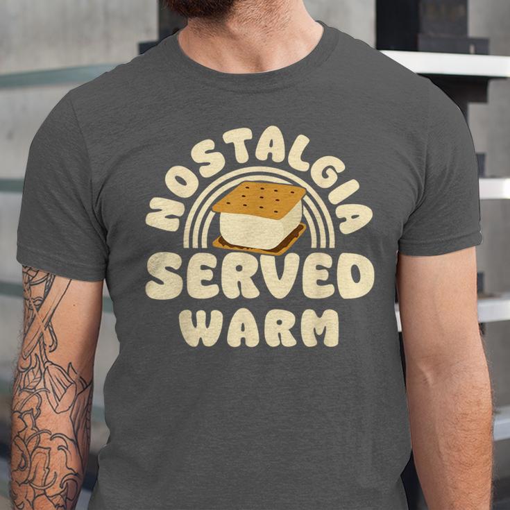 Nostalgia Served Warm Smore Unisex Jersey T-Shirt