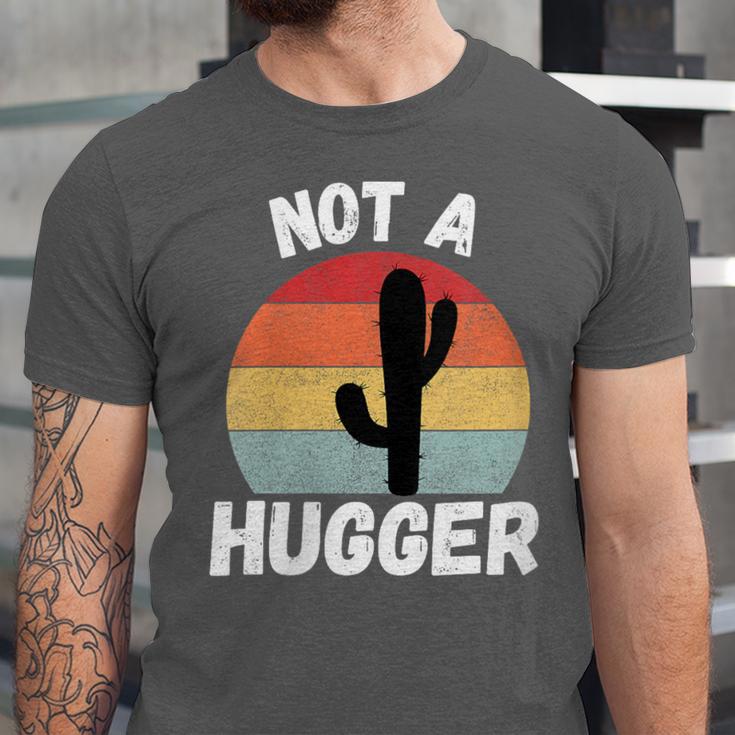 Not A Hugger Cactus Introvert Antisocial Unisex Jersey T-Shirt Not A Hugger Cactus Introvert Antisocial Unisex Jersey T-Shirt