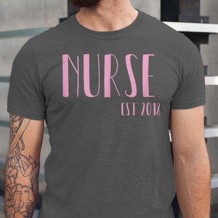 Nurse Est 2018 New Nurse Graduation Shirt Unisex Jersey T-Shirt