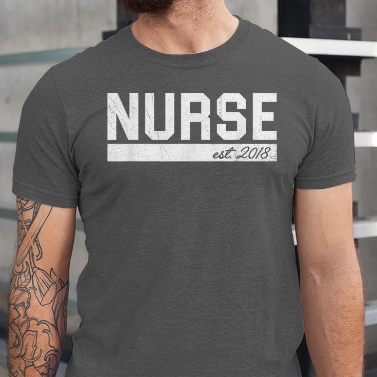 Nurse Est 2018 Nursing GraduationShirt Unisex Jersey T-Shirt
