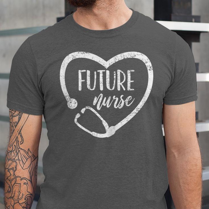 Nurse Nursing Student Graduation Stethoscope Vintage Unisex Jersey T-Shirt