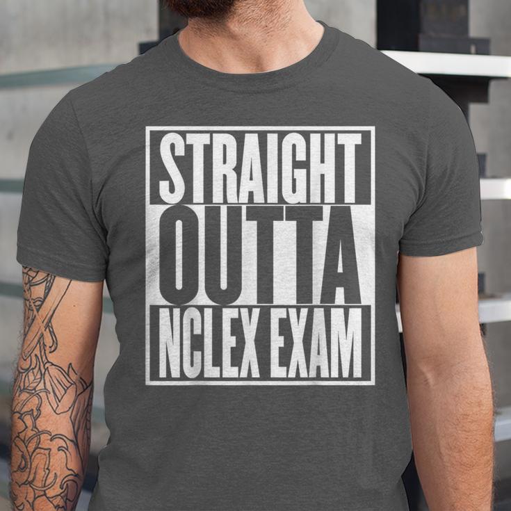 Nurse The Straight Outta NCLEX Graduation RN Gift Tshirt Unisex Jersey T-Shirt